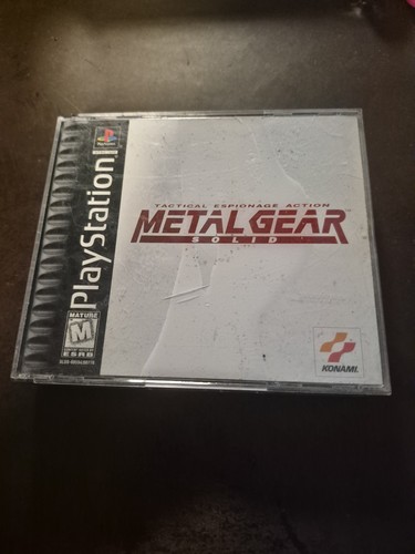 Metal gear solid ps1 black - metal,