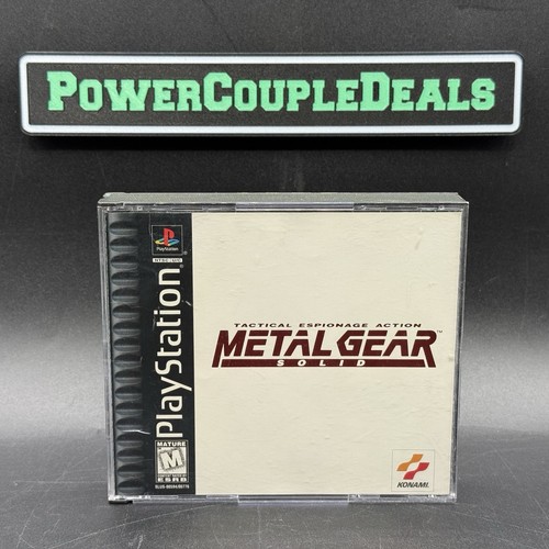 Metal gear solid ps1 cib - gear,