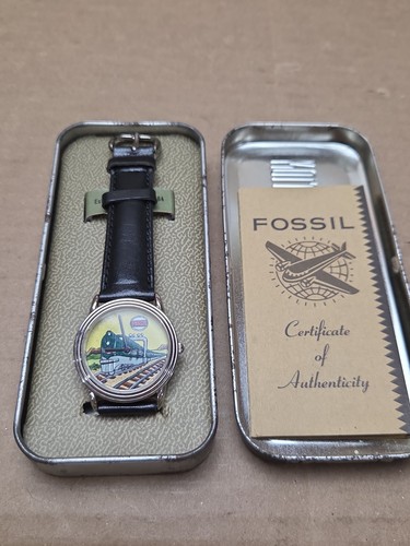Orologio fossil dipinto mano - fossil,