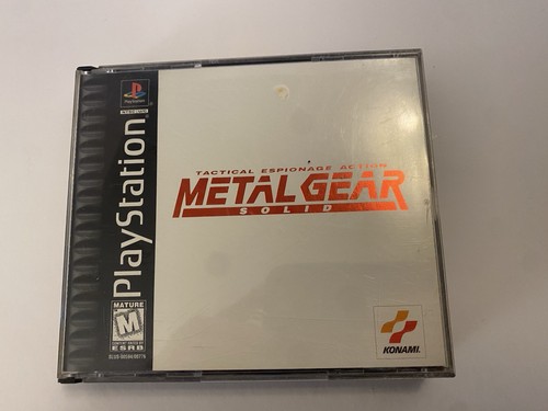 Metal gear solid ps1 cib - metal,